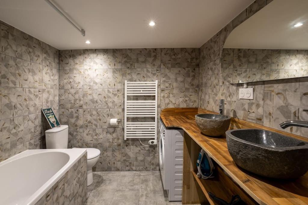New 2 Br- 2 Bedroom In Paris 15 Eiffel Clim Екстер'єр фото